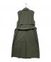 ZARA (ザラ) ロング ベルト ベストワンピース カーキ サイズ:S 未使用品：3000円