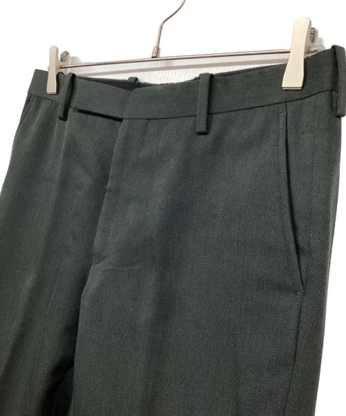 AURALEE（オーラリー）AURALEE (オーラリー) WOOL KID MOHAIR GABARDINE NARROW SLACKS/スラックス モスグリーン サイズ:4の古着・服飾アイテム