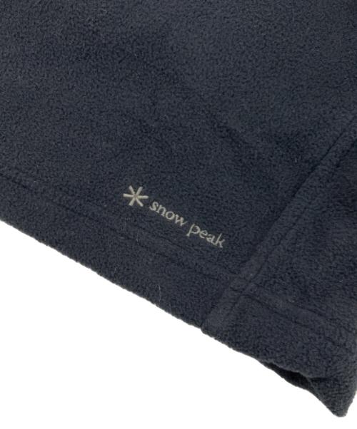 Snow peak（スノーピーク）Snow peak (スノーピーク) Micro Fleece Half Zip Hoodie ブラック サイズ:Ｍの古着・服飾アイテム