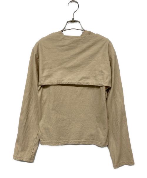 SEEALL（シーオール）SEEALL (シーオール) 3wayt-shirt ベージュ サイズ:Mの古着・服飾アイテム