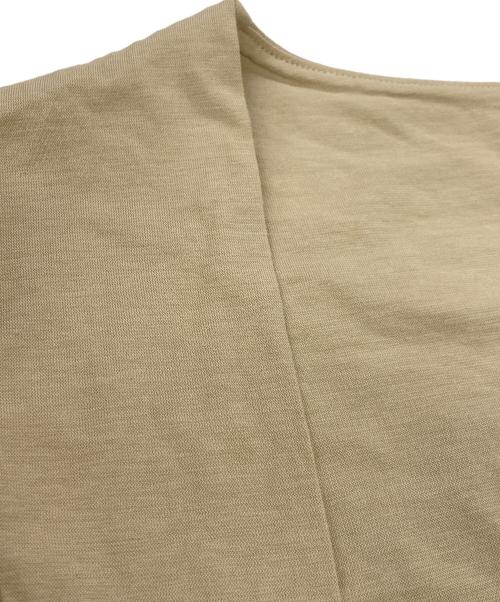 SEEALL（シーオール）SEEALL (シーオール) 3wayt-shirt ベージュ サイズ:Mの古着・服飾アイテム