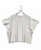 nest Robeネストローブ）の古着「天竺ラッフルT」｜ホワイト