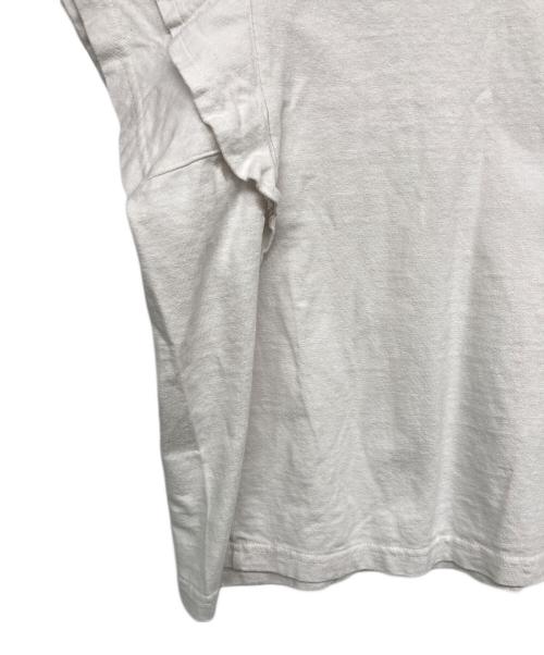 nest Robe（ネストローブ）nest Robe (ネストローブ) 天竺ラッフルT ホワイト サイズ:Fの古着・服飾アイテム