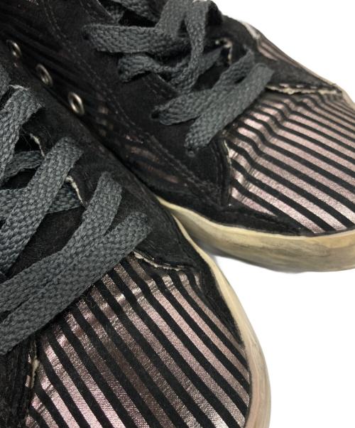 GOLDEN GOOSE（ゴールデングース）GOLDEN GOOSE (ゴールデングース) francy ハイカットスニーカー ブラック サイズ:23.5の古着・服飾アイテム