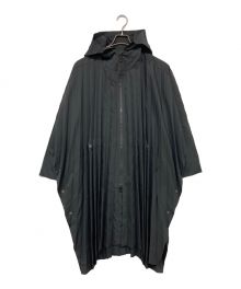 HOMME PLISSE ISSEY MIYAKE（オム プリッセ イッセイ ミヤケ）の古着「エッジコート」｜ブラック