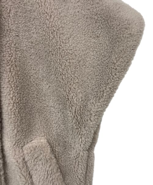 ARPEGE STORY（アルページュストーリー）ARPEGE STORY (アルページュストーリー) ボアポンチョコート アイボリー サイズ:1の古着・服飾アイテム