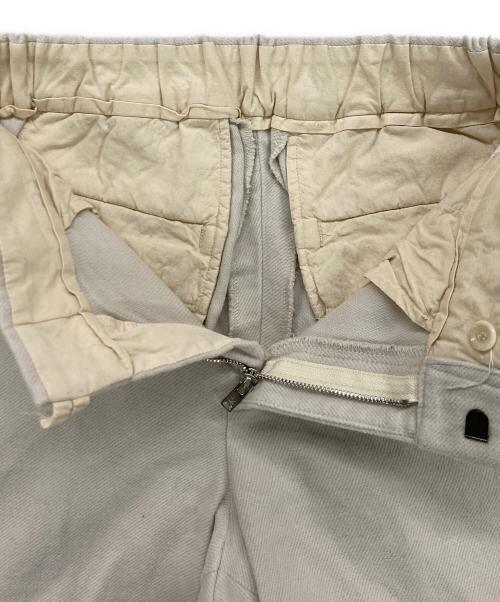 45R（フォーティファイブ・アール）45R (フォーティファイブ・アール) モールサージストレッチのイージースラックス ホワイト サイズ:1の古着・服飾アイテム