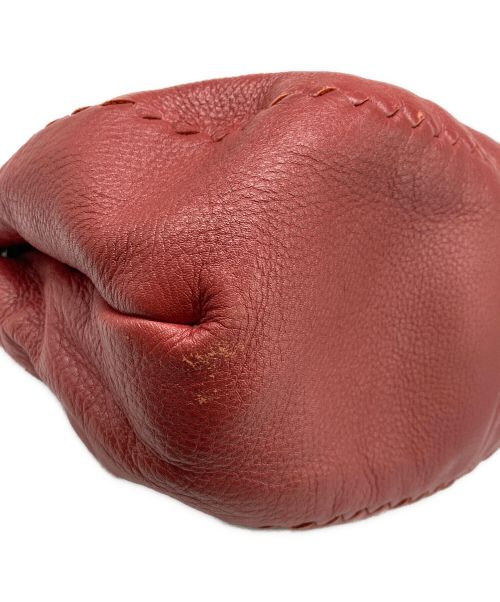 BOTTEGA VENETA（ボッテガベネタ）BOTTEGA VENETA (ボッテガベネタ) ハンドバッグ レッドの古着・服飾アイテム