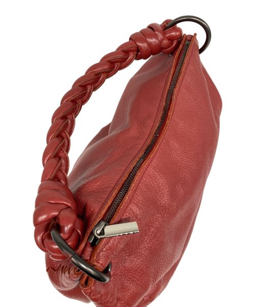 BOTTEGA VENETA（ボッテガベネタ）BOTTEGA VENETA (ボッテガベネタ) ハンドバッグ レッドの古着・服飾アイテム