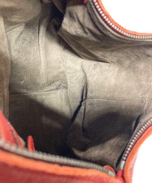 BOTTEGA VENETA（ボッテガベネタ）BOTTEGA VENETA (ボッテガベネタ) ハンドバッグ レッドの古着・服飾アイテム