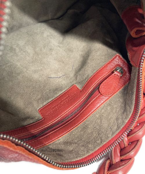 BOTTEGA VENETA（ボッテガベネタ）BOTTEGA VENETA (ボッテガベネタ) ハンドバッグ レッドの古着・服飾アイテム