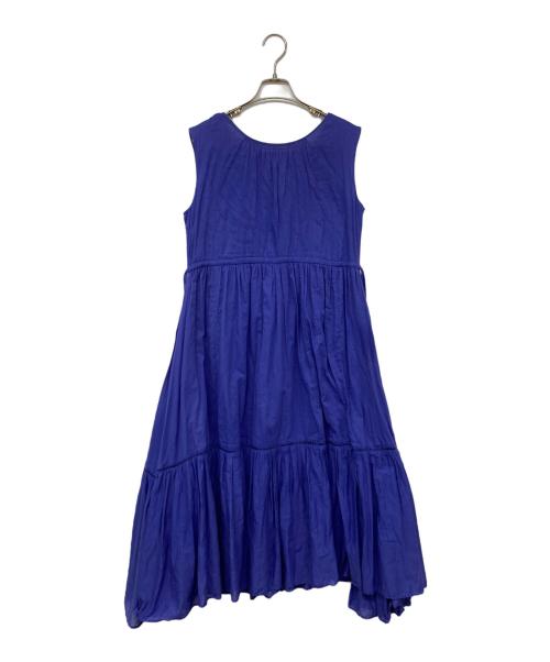 ne quittez pas（ヌキテパ）ne quittez pas (ヌキテパ) ノースリーブワンピース ネイビー サイズ:記載なしの古着・服飾アイテム