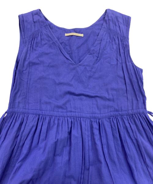 ne quittez pas（ヌキテパ）ne quittez pas (ヌキテパ) ノースリーブワンピース ネイビー サイズ:記載なしの古着・服飾アイテム