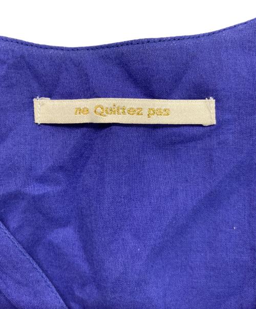 ne quittez pas（ヌキテパ）ne quittez pas (ヌキテパ) ノースリーブワンピース ネイビー サイズ:記載なしの古着・服飾アイテム