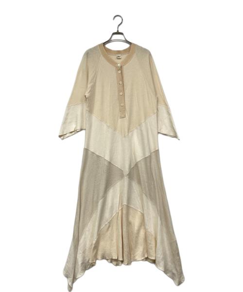 Ron Herman（ロンハーマン）Ron Herman (ロンハーマン) 切替ワンピース ベージュ サイズ:XSの古着・服飾アイテム