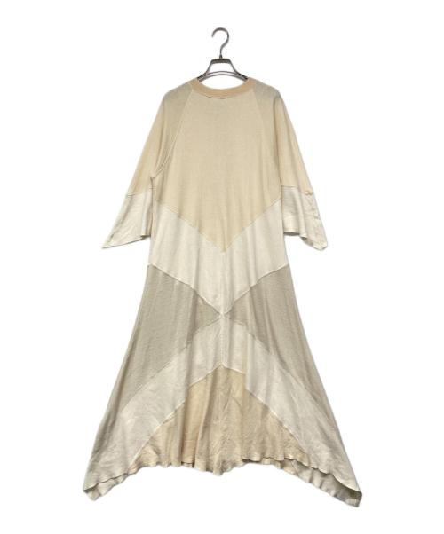 Ron Herman（ロンハーマン）Ron Herman (ロンハーマン) 切替ワンピース ベージュ サイズ:XSの古着・服飾アイテム