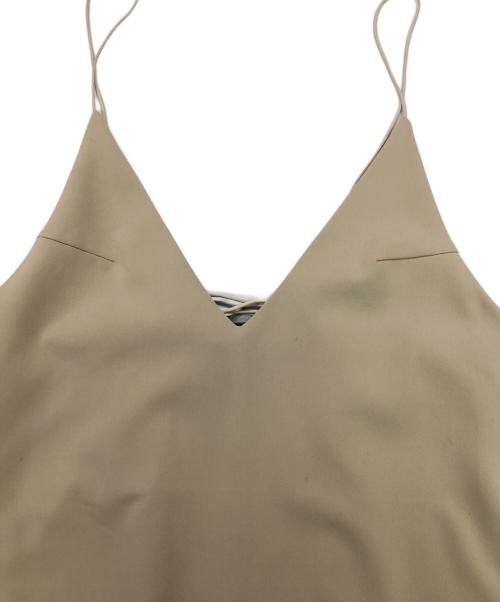 SLOBE IENA（スローブ イエナ）SLOBE IENA (スローブ イエナ) Pe/Ry ストレッチキャミワンピース ベージュ サイズ:F 未使用品の古着・服飾アイテム