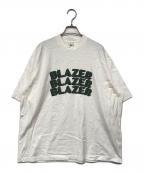 BLURHMSブラームス）の古着「IN and OUT Print Tee」｜ホワイト