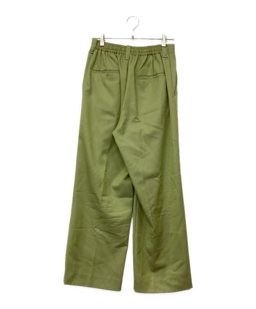 MAISON SPECIAL（メゾンスペシャル）MAISON SPECIAL (メゾンスペシャル) ションヘルツイルワンタックワイドパンツ グリーン サイズ:01の古着・服飾アイテム