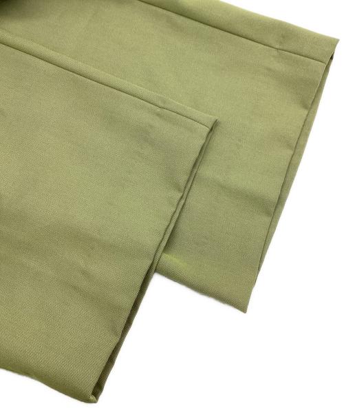 MAISON SPECIAL（メゾンスペシャル）MAISON SPECIAL (メゾンスペシャル) ションヘルツイルワンタックワイドパンツ グリーン サイズ:01の古着・服飾アイテム