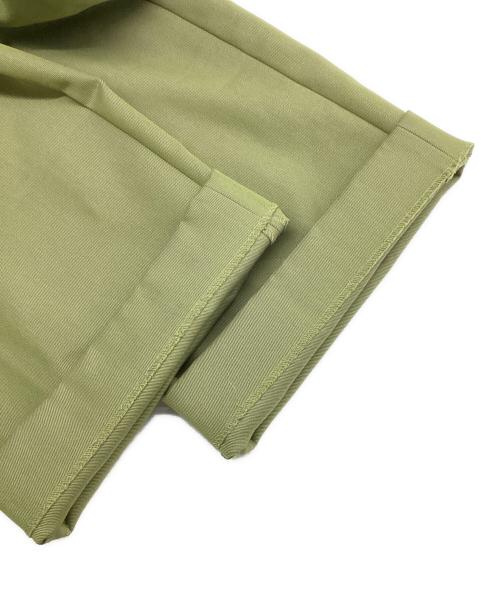 MAISON SPECIAL（メゾンスペシャル）MAISON SPECIAL (メゾンスペシャル) ションヘルツイルワンタックワイドパンツ グリーン サイズ:01の古着・服飾アイテム