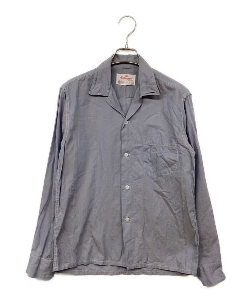 hoollywood styled（ハリウッドスタイル）hoollywood styled (ハリウッドスタイル) オープンカラーシャツ ネイビー サイズ:Sの古着・服飾アイテム