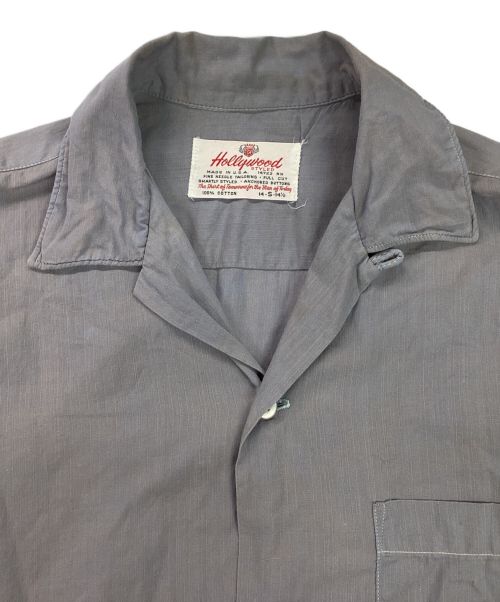 hoollywood styled（ハリウッドスタイル）hoollywood styled (ハリウッドスタイル) オープンカラーシャツ ネイビー サイズ:Sの古着・服飾アイテム