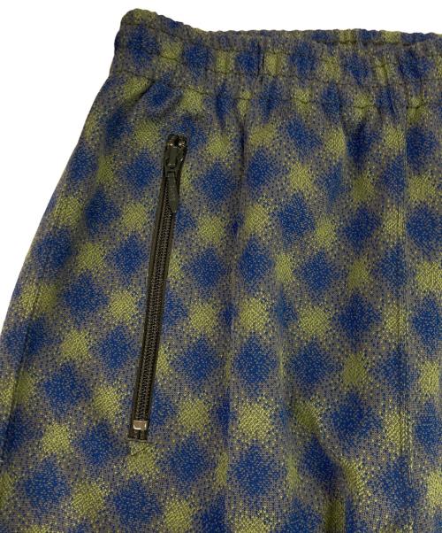 Needles（ニードルズ）Needles (ニードルズ) Track Pant - Poly Jq/総柄トラックパンツ グリーン×ブルー サイズ:XSの古着・服飾アイテム