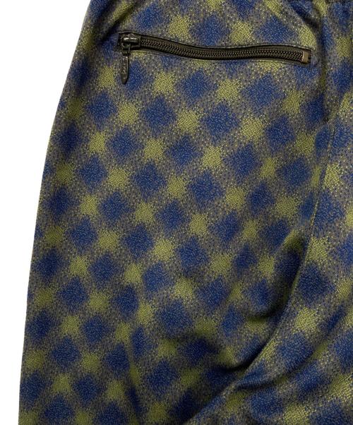 Needles（ニードルズ）Needles (ニードルズ) Track Pant - Poly Jq/総柄トラックパンツ グリーン×ブルー サイズ:XSの古着・服飾アイテム