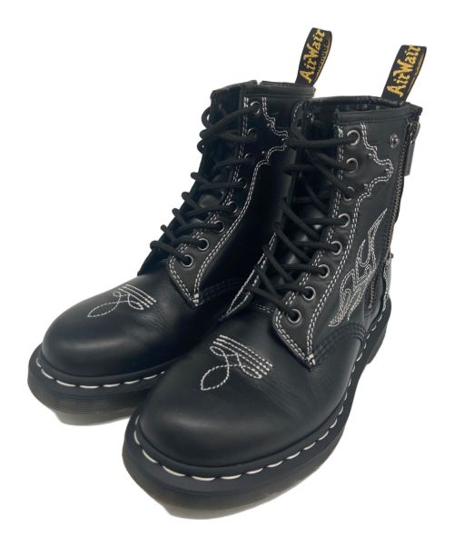 Dr.Martens（ドクターマーチン）Dr.Martens (ドクターマーチン) ゴシックアメリカーナ 8ホールブーツ ブラック サイズ:UK5の古着・服飾アイテム