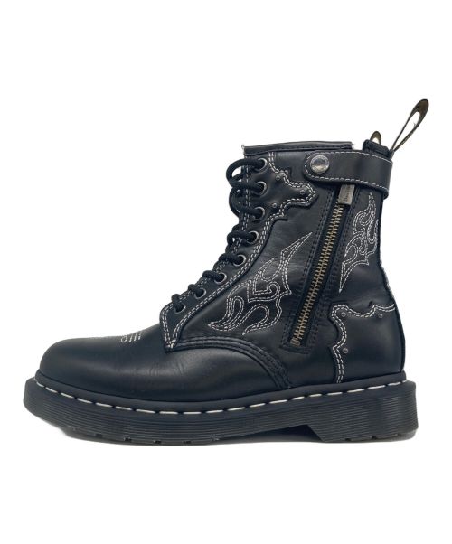 Dr.Martens（ドクターマーチン）Dr.Martens (ドクターマーチン) ゴシックアメリカーナ 8ホールブーツ ブラック サイズ:UK5の古着・服飾アイテム