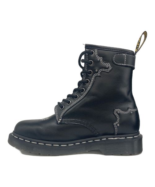 Dr.Martens（ドクターマーチン）Dr.Martens (ドクターマーチン) ゴシックアメリカーナ 8ホールブーツ ブラック サイズ:UK5の古着・服飾アイテム