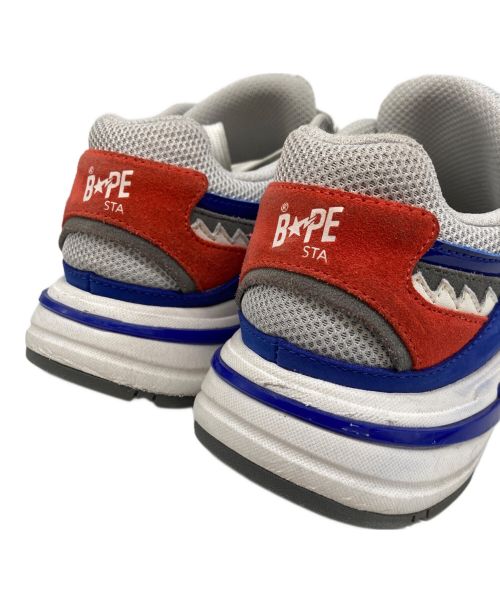 A BATHING APE（ア ベイシング エイプ）A BATHING APE (アベイシングエイプ) SHARK STA ブラック サイズ:US7の古着・服飾アイテム