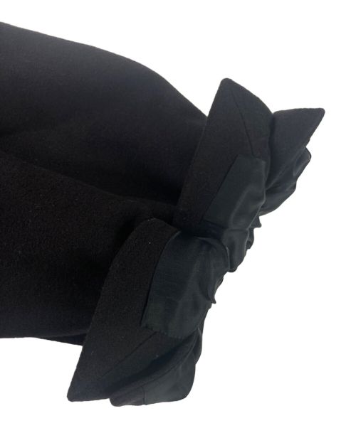 LARDINI（ラルディーニ）LARDINI (ラルディーニ) ウールフランネル シングル チェスターコート ネイビー サイズ:42の古着・服飾アイテム