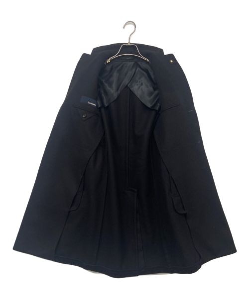 LARDINI（ラルディーニ）LARDINI (ラルディーニ) ウールフランネル シングル チェスターコート ネイビー サイズ:42の古着・服飾アイテム