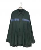 Essayエッセイ）の古着「CUT OFF JUMPSUIT」｜グリーン