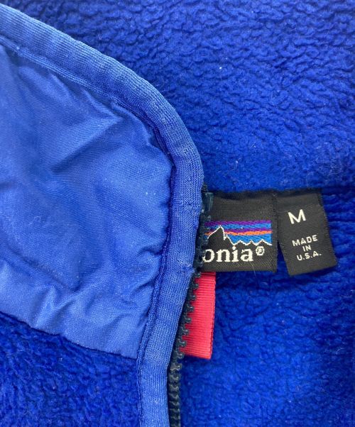 Patagonia（パタゴニア）Patagonia (パタゴニア) フリースジャケット ブルー サイズ:Mの古着・服飾アイテム