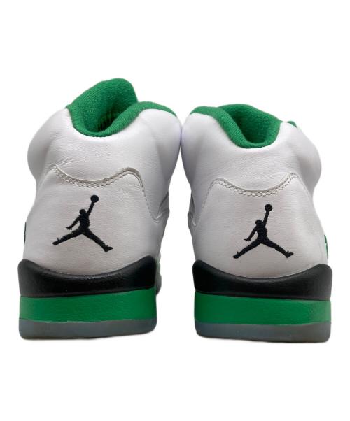 NIKE（ナイキ）NIKE (ナイキ)  Air Jordan 5 Retro グリーン×ホワイト サイズ:28の古着・服飾アイテム