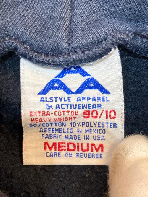 ALSTYLE APPAREL & ACTIVEWEAR（アレスタイルアパレル＆アクティブウェア）ALSTYLE APPAREL & ACTIVEWEAR (アレスタイルアパレル＆アクティブウェア) プルオーバーパーカー ネイビー サイズ:Mの古着・服飾アイテム