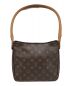 LOUIS VUITTON（ルイ ヴィトン）の古着「ショルダーバッグ/ルーピングMM/モノグラム」｜ブラウン