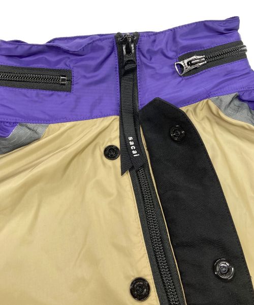 sacai（サカイ）sacai (サカイ) Packable Blouson/パッカブルブルゾン ベージュ サイズ:1の古着・服飾アイテム