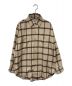 SON OF THE CHEESE（（サノバチーズ））の古着「SHAGGY CHECK SHIRT/シャギーチェックシャツ」｜ベージュ