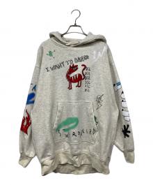 DIESEL（ディーゼル）の古着「プルオーバーパーカー」｜グレー