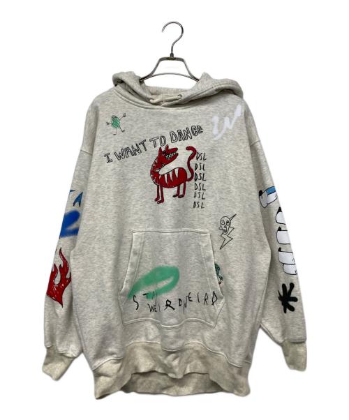 DIESEL（ディーゼル）DIESEL (ディーゼル) プルオーバーパーカー グレー サイズ:XSの古着・服飾アイテム