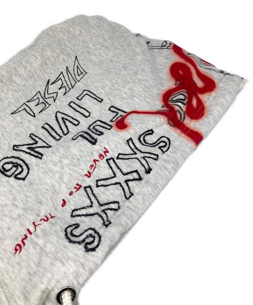 DIESEL（ディーゼル）DIESEL (ディーゼル) プルオーバーパーカー グレー サイズ:XSの古着・服飾アイテム