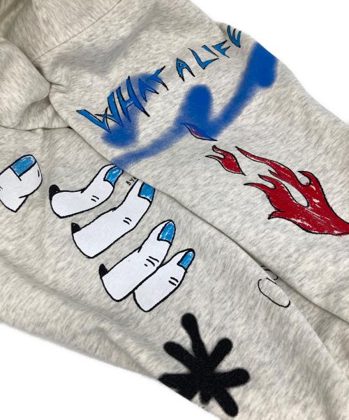 DIESEL（ディーゼル）DIESEL (ディーゼル) プルオーバーパーカー グレー サイズ:XSの古着・服飾アイテム