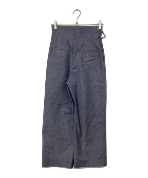 CELFORD（セルフォード）CELFORD (セルフォード) ハイウエストパールベルトパンツ インディゴ サイズ:38の古着・服飾アイテム