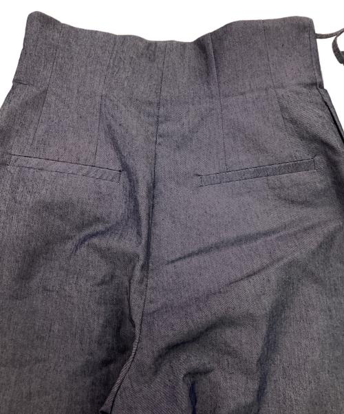 CELFORD（セルフォード）CELFORD (セルフォード) ハイウエストパールベルトパンツ インディゴ サイズ:38の古着・服飾アイテム