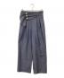 CELFORD（セルフォード）の古着「ハイウエストパールベルトパンツ」｜インディゴ