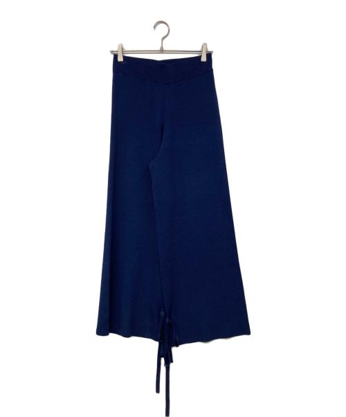 UN3D.（アンスリード）UN3D. (アンスリード) ニットパンツ ネイビー サイズ:38の古着・服飾アイテム